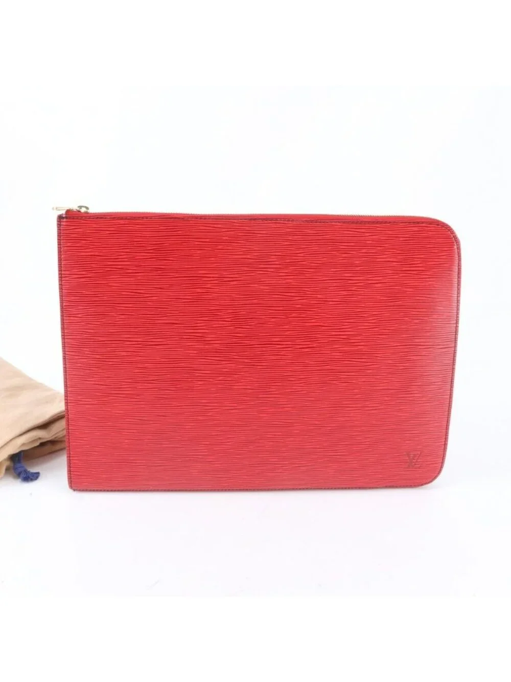 Louis Vuitton Epi Poche Document Leather Clutch Pouch Business